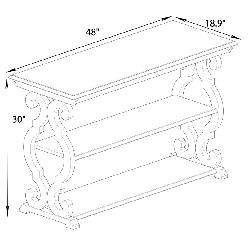 Ophelia & Co. Eydie 48'' Console Table & Reviews Wayfair